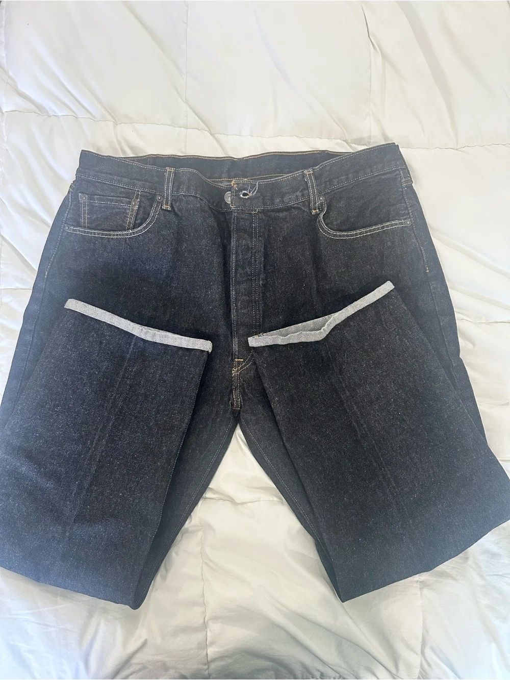 Levi's Men's Dark Blue Straight Jeans